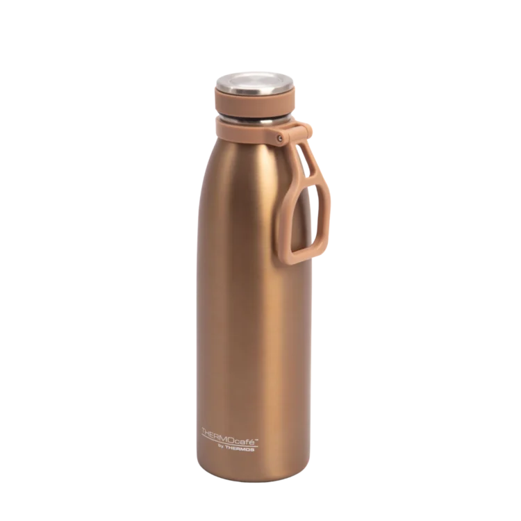 Botella Térmica Tapa a Rosca Acero 500ml - Dorado