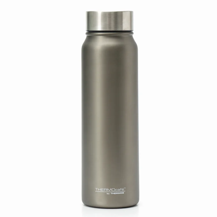 Botella Térmica Tapa Pulsador 360° 750ml - Gris Oscuro