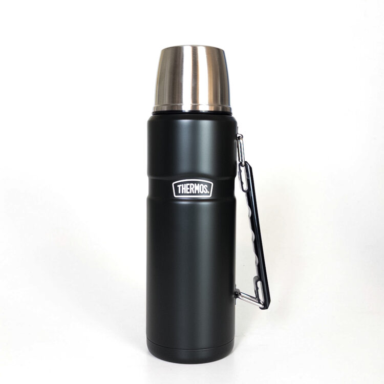 Botella Termo con pico cebador Thermos 1,2L - Negro