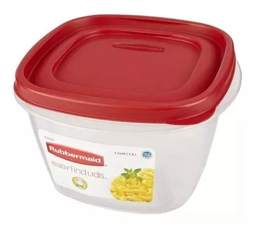 Contenedor Rubbermaid Easy Find Lids 1.2L - Rojo