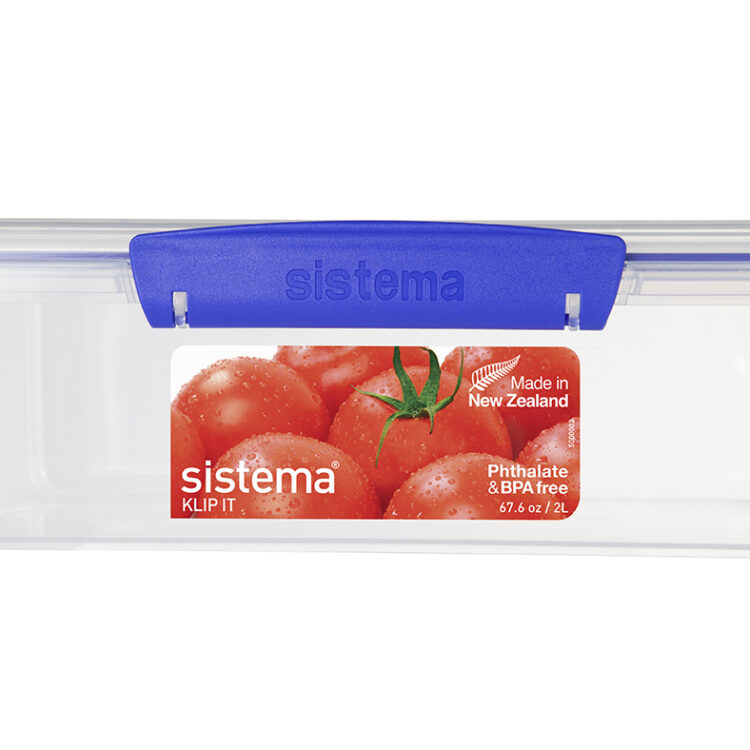 Lunchera Sistema Rectangular 2L - Azul Claro