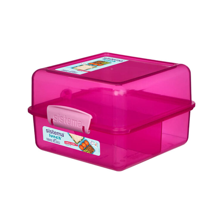 Contenedor Sistema Lunch Cube Trends 1.4L - Rosa