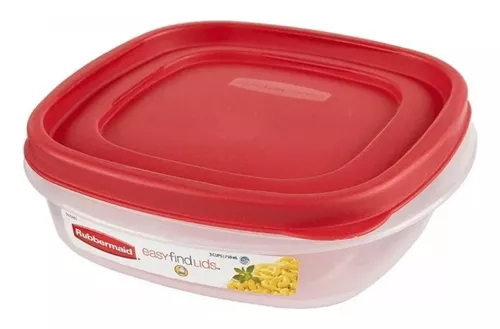 Contenedor Rubbermaid Easy Find Lids 710ml /669 ml - Rojo