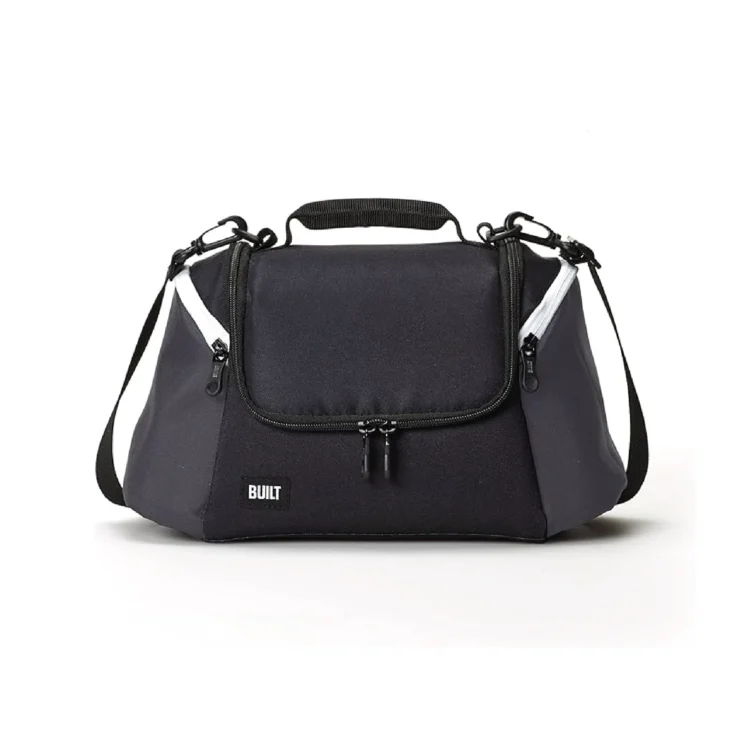 Bolso Lonchera All Day Built Negro y Gris