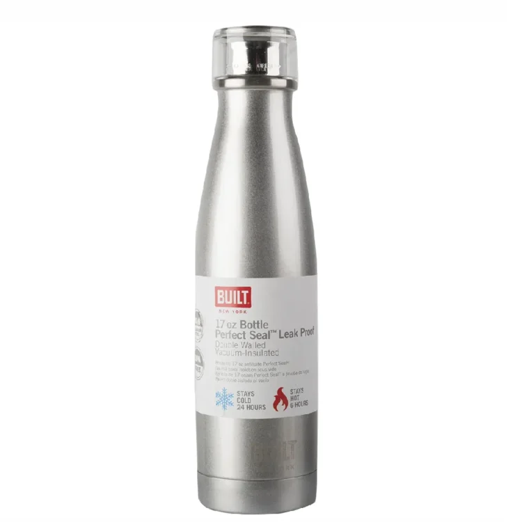Botella Termica Built 500ml - Plateado