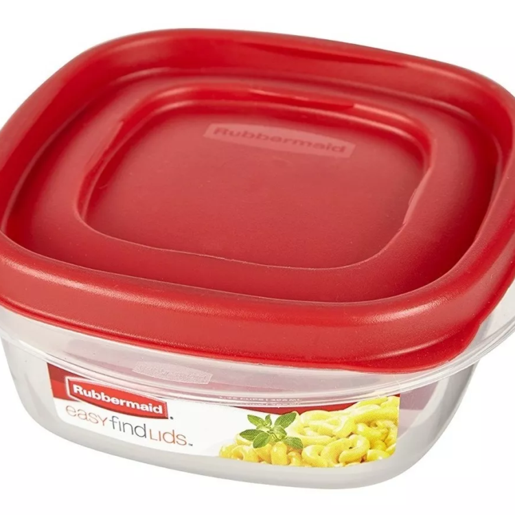 Contenedor Rubbermaid Easy Find Lids 296ml - Rojo