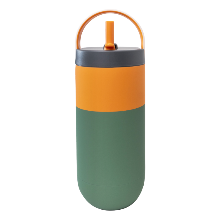 Botella Asobu Orbit 900ml Black - Verde