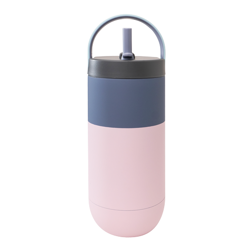 Botella Asobu Orbit 900ml Black - Pastel Rosa
